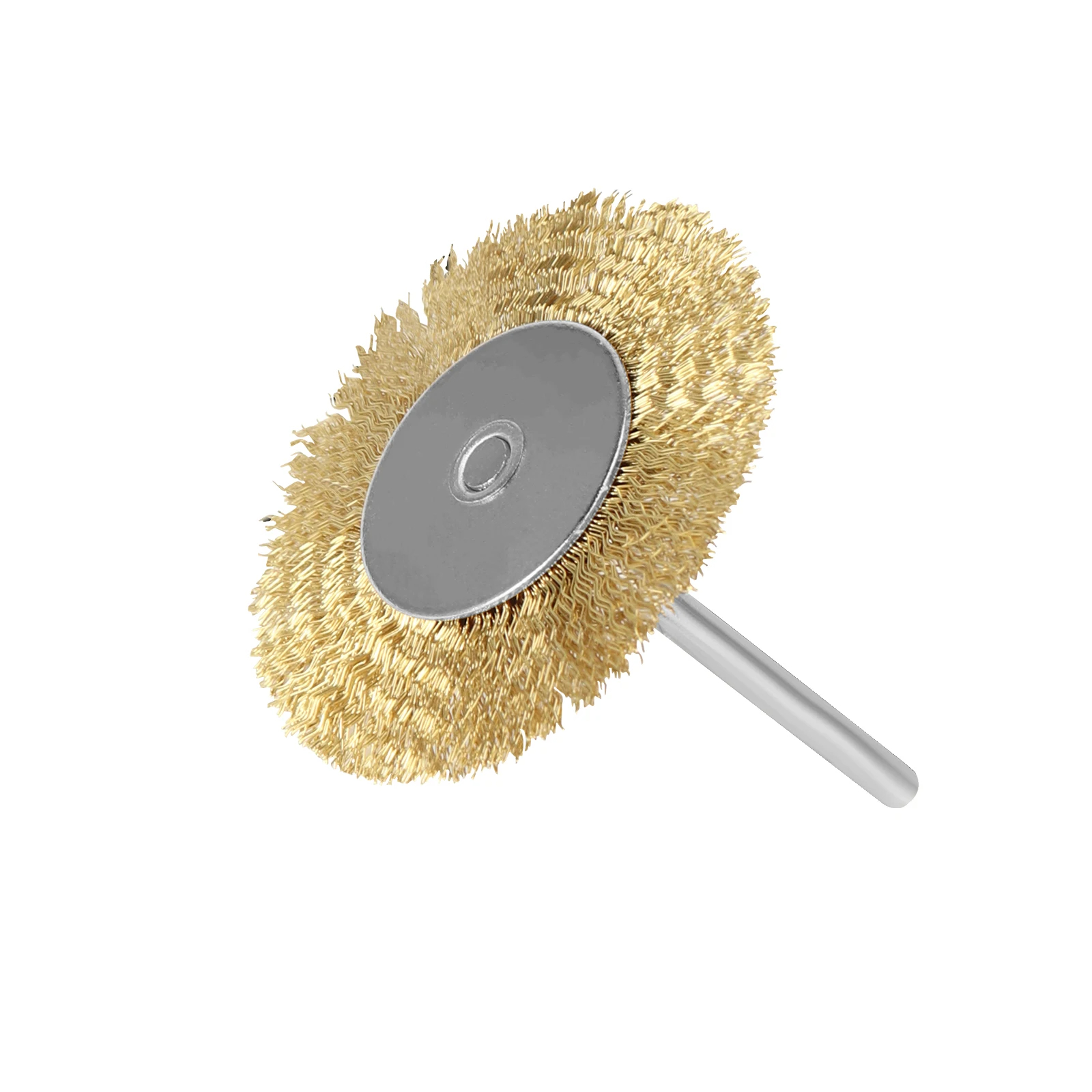 Accessoires Dremel, brosse rotative en acier de 22mm, brosses à roue métallique Dremel pour meuleuse, outil rotatif pour Mini perceuse de polissage 10 pièces