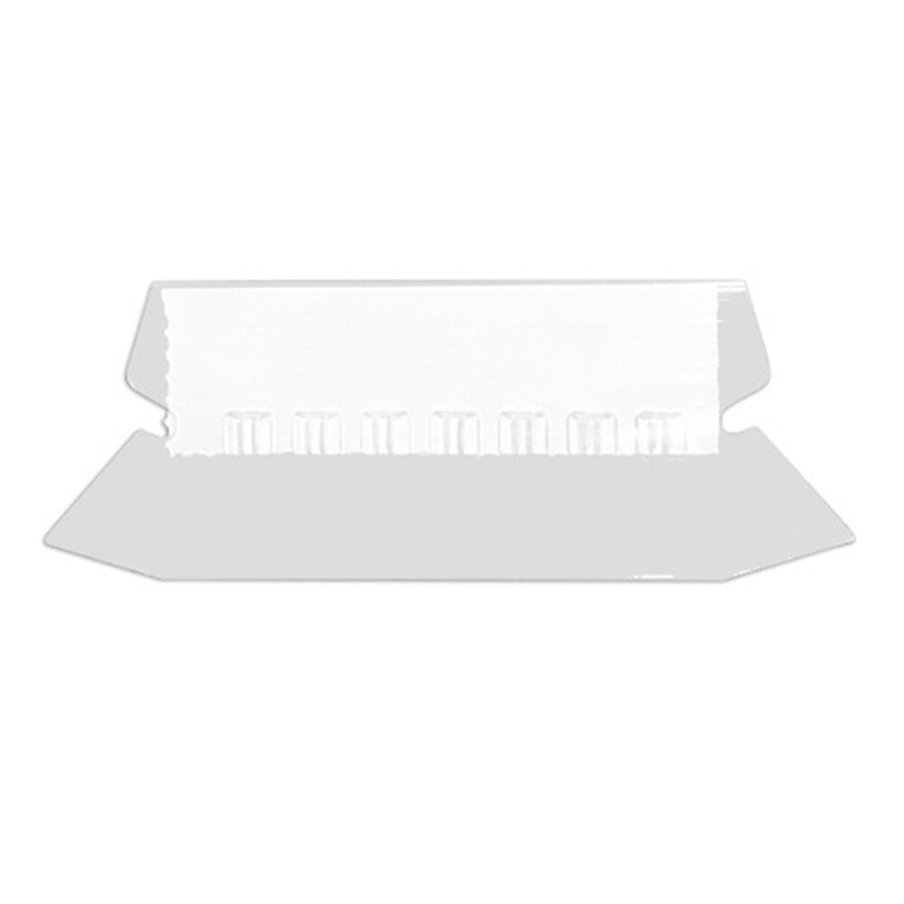 25pcs/box Easy Install Students Plastic White Insert Quick Identification DIY Stationery Home Office Hanging File Folder Tab