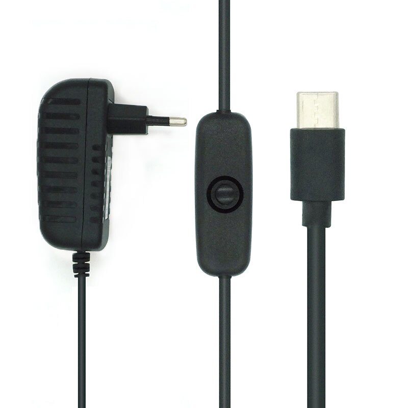 Raspberry Pi 4 Type-C Power Supply 5V 3A Power Adapter With ON/OFF Switch EU US AU UK Charger for Raspberry Pi 4 Model B