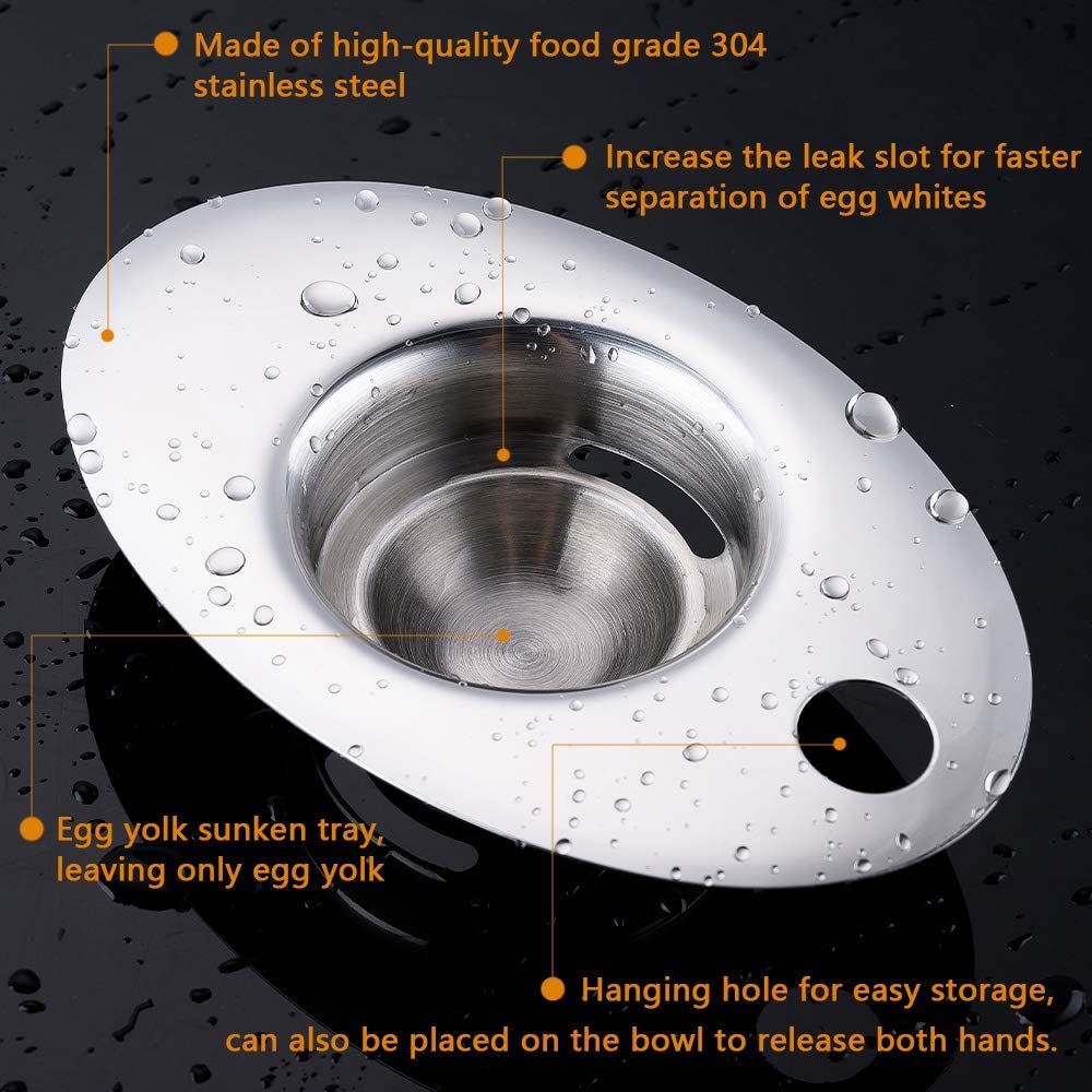 Ei Separator Met Garde, Rvs Egg White Yolk Separator, Draad Gardes, Ei Seperater, keuken Koken Gadgets