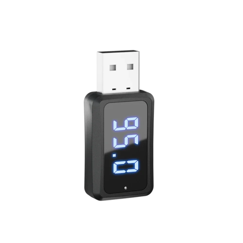 Bluetooth 5.4 Autozender Ontvanger Handsfree bellen Carkit Mini USB Power Auto Draadloze audio-adapter voor FM-radio