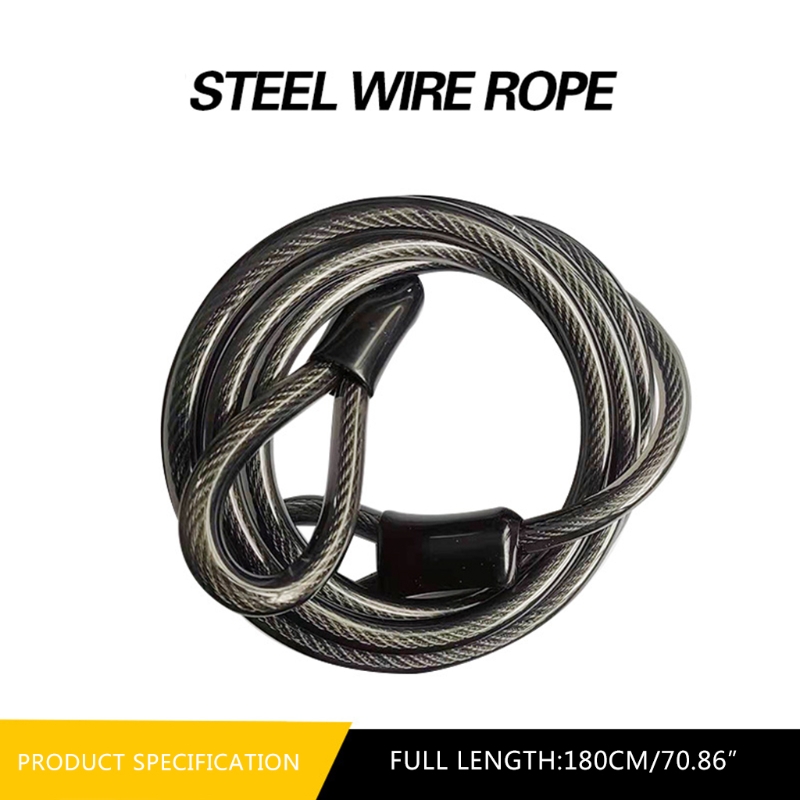 Fahrrad Kette sperren, 70,87 in Sicherheit Anti-Diebstahl Fahrrad sperren Kette Fahrrad Kette Sperre Fahrrad Schlösser für Motorrad, Fahrrad, etc