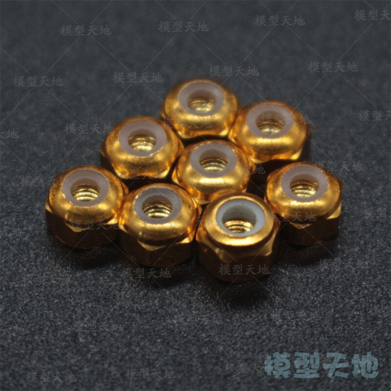 Hsp 102048 122048 alumiiniseos metalli nailonmutteri  m3 8p 02102 1/10 päivitysosat 94122 94123 94111 94108 94177 94106 94188 94166
