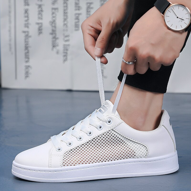 Tenis masculino sneakers mænd åndbare sportssko mænd tennissko mandlige gåstabilitet atletiske sneakers tenis hombre billig: Fe2 / 9.5