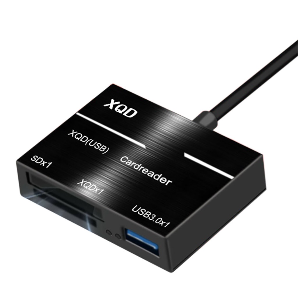 Super cámara XQD SD lector de tarjetas de memoria USB 3,0 Hub Adaptador para Sony/Nikon/Canon Cardreader USB Hubs Gadget Adaptador Usb