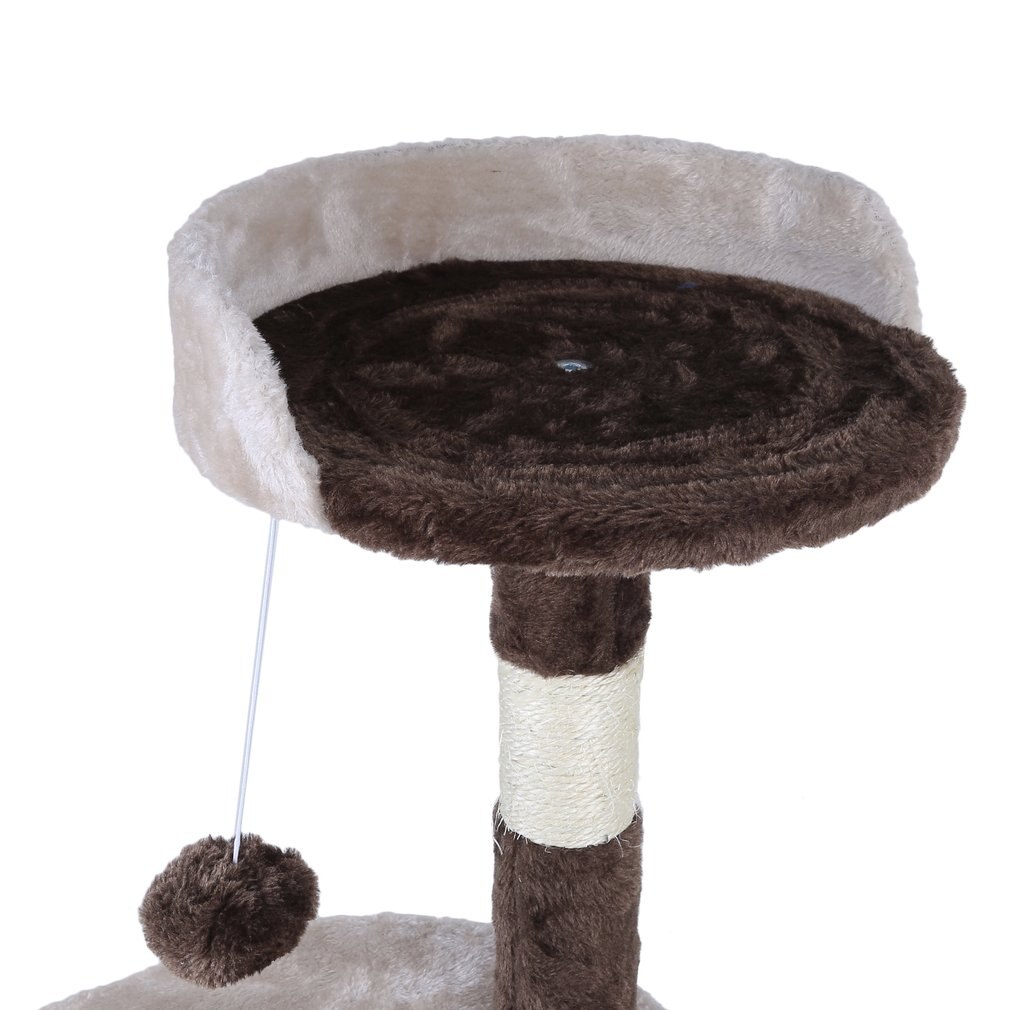 (From UK) Large Climbing Frame Cat'S Tree 112 cm Height Speed Pets Animals Scratching Posts Wonderful Toys House Furniture