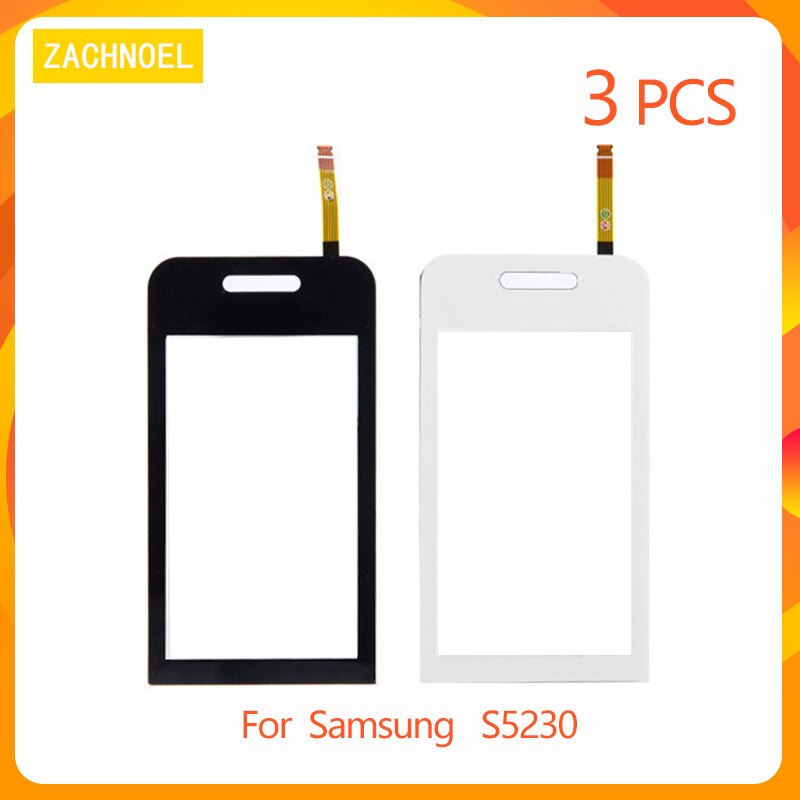 3pcs 3.0'' Touchscreen for Samsung Galaxy Tocco Lite S5230 S5233 Touch Screen Digitizer Glass Screen Panel Replacement Parts