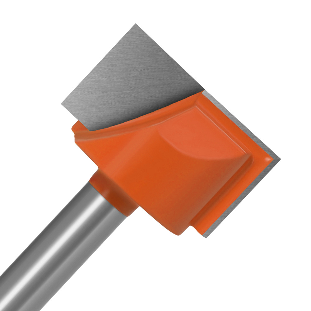 VACK 6/8mm Shank Cleaning Bottom Bit Engraving Wood Cutter Solid Carbide Milling End Mill 18mm 20mm 30mm 32mm Woodworking Tool