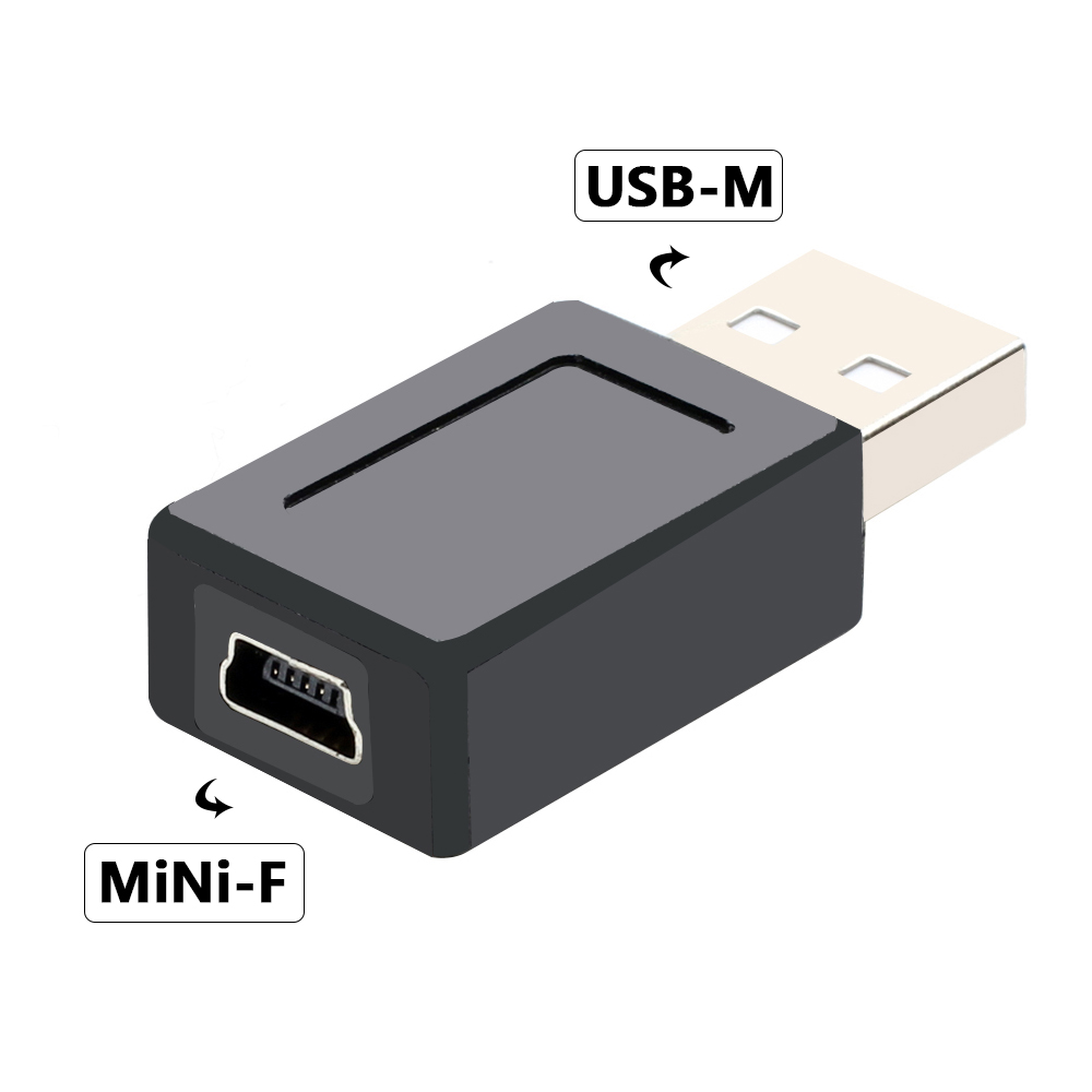 USB 2.0 Type A Male & Female to Micro USB & Mini USB 5Pin Female Adapter Plug Converter USB 2.0 to Mini USB Micro USB Connector: WHITE / 0.8m