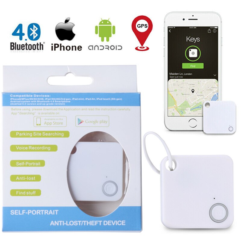 Bluetooth Anti-theft Device Low-power Anti-lost With Self-timer Recording Positioning GPS Locator Smart Activity Trackers