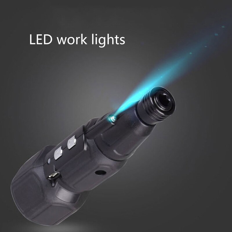 67JB 3.6V Elektrische Schroevendraaier Usb Oplaadbare Werklamp Kleine Snoerloze Schroevendraaier Draagbare Power Tools Voor Huishoudelijke Diy