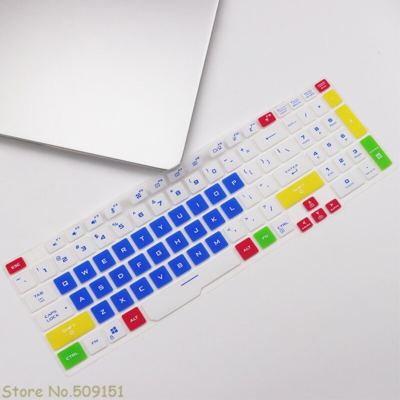 For ASUS TUF Gaming F15 FX506LH FX506LI FX506IV FX506 / Asus TUF F17 FX706LI FX706 FA706 Gaming Laptop Keyboard Cover Protector: Candyblue