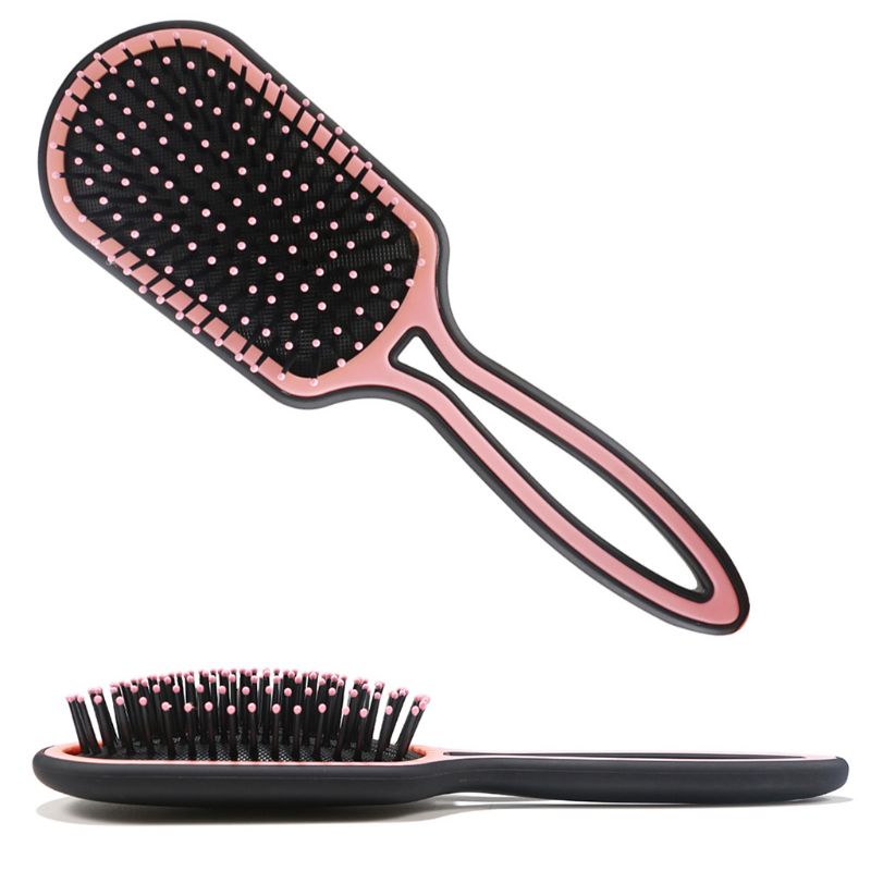 Women Men Detangler Brush Air Cushion Anti Static Massage Scale Comb Hollow Out 57BF