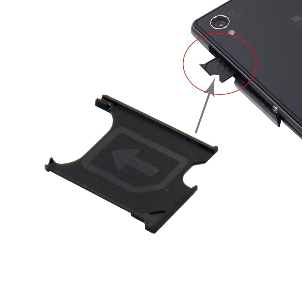 Micro SIM Kaart Lade voor Sony Xperia Z1/L39h