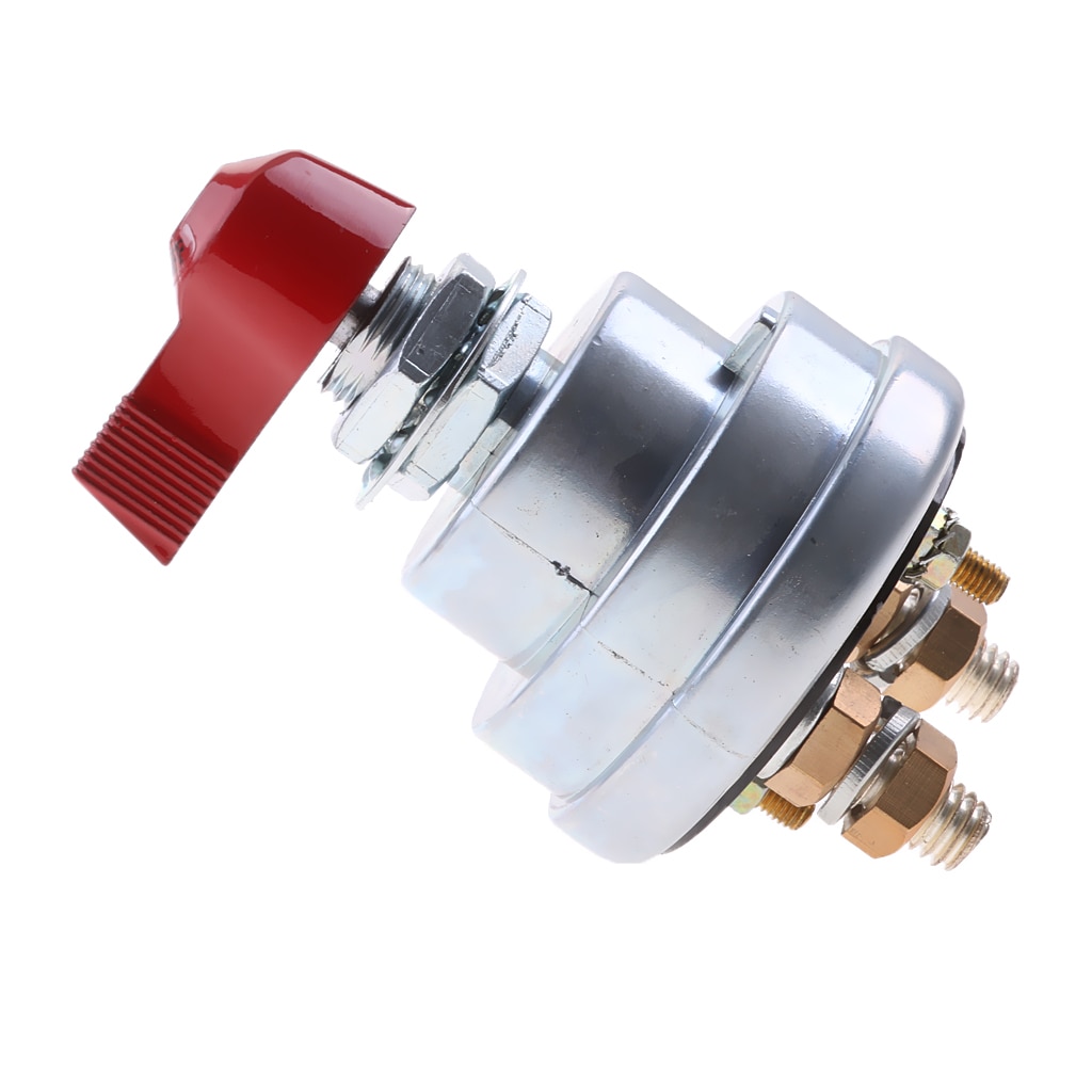 Master Car Battery Disconnect Switch 4 Post DPST Kill Cut Off ON-OFF
