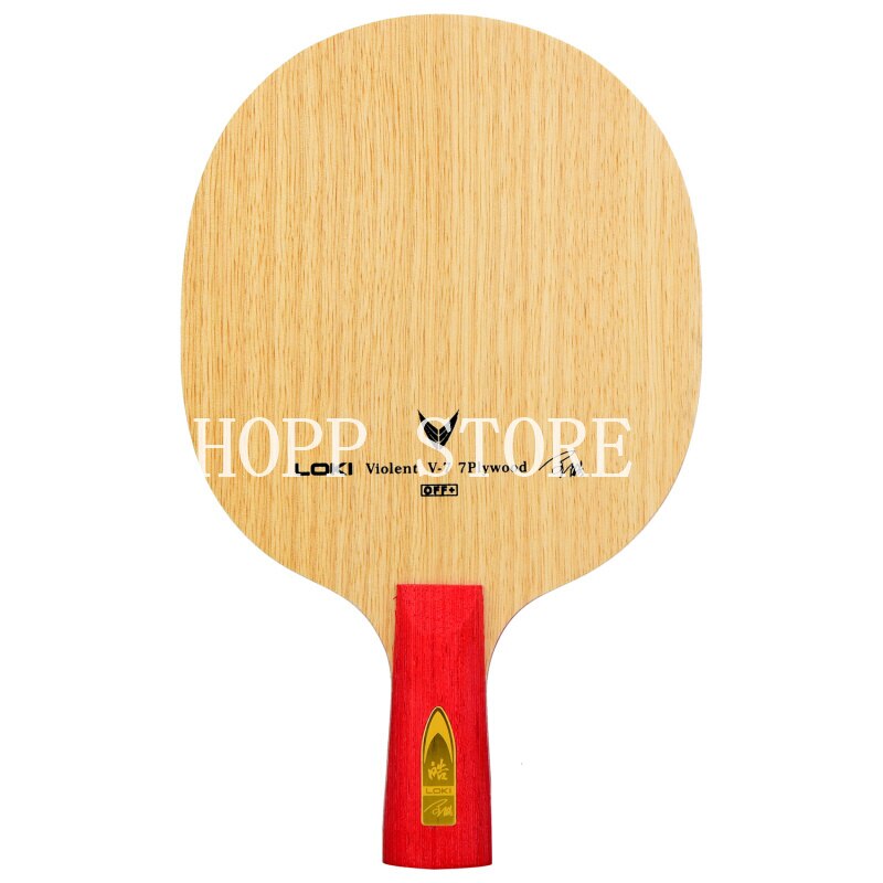 LOKI Violent 7 V7 Table Tennis Blade Racket (7 Ply Wood Offensive) Original LOKI WANG HAO V-7 Ping Pong Bat Paddle: Short Handle CS