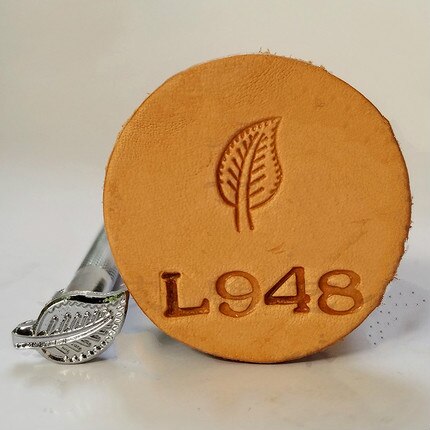 High Metal Leather Embossing Stamps Tool Leathercraft Working Tools Engraver Stamping Tooling Craft Set of Leaves: L948