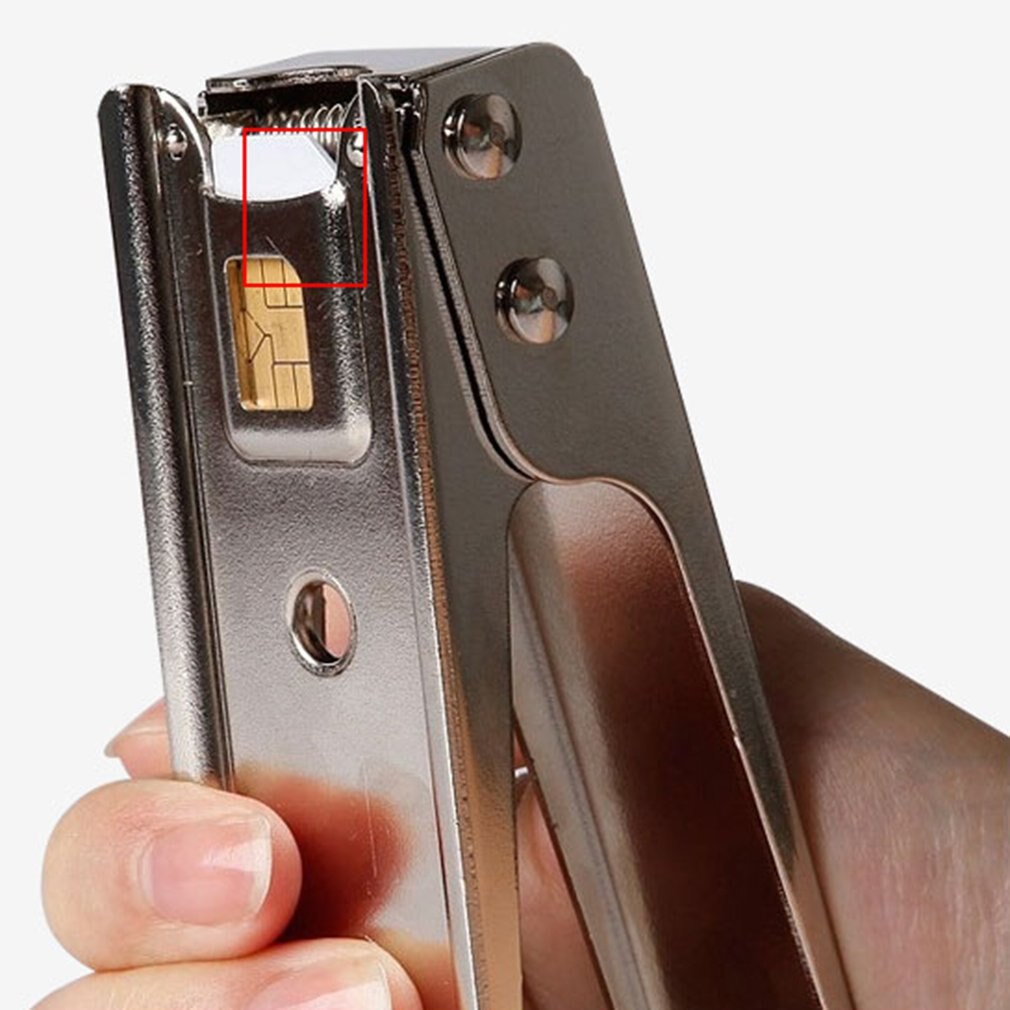 Operationele Standard Micro Sim-kaart Naar Nano Sim Cut Cutter Voor Iphone 5 5G 5S 5C 110*40*40Mm