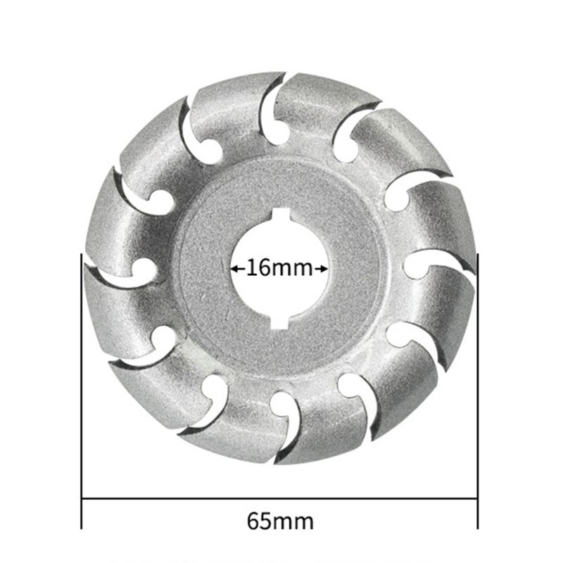 Elektrisk vinkelsliber forme klinge hjul træskæring 12 tænder skive skæring fræsning træbearbejdningsværktøj