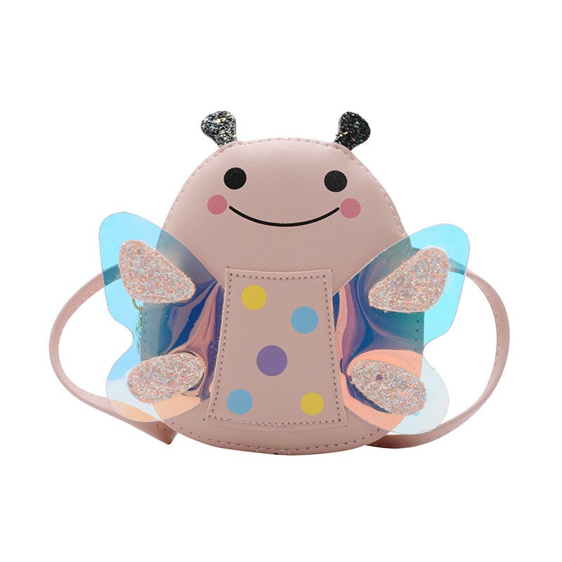 Bebis miniväska söt liten flicka liten myntplånbok påse box kawaii småbarn glitter paljett crossbody väska barnfest handväska