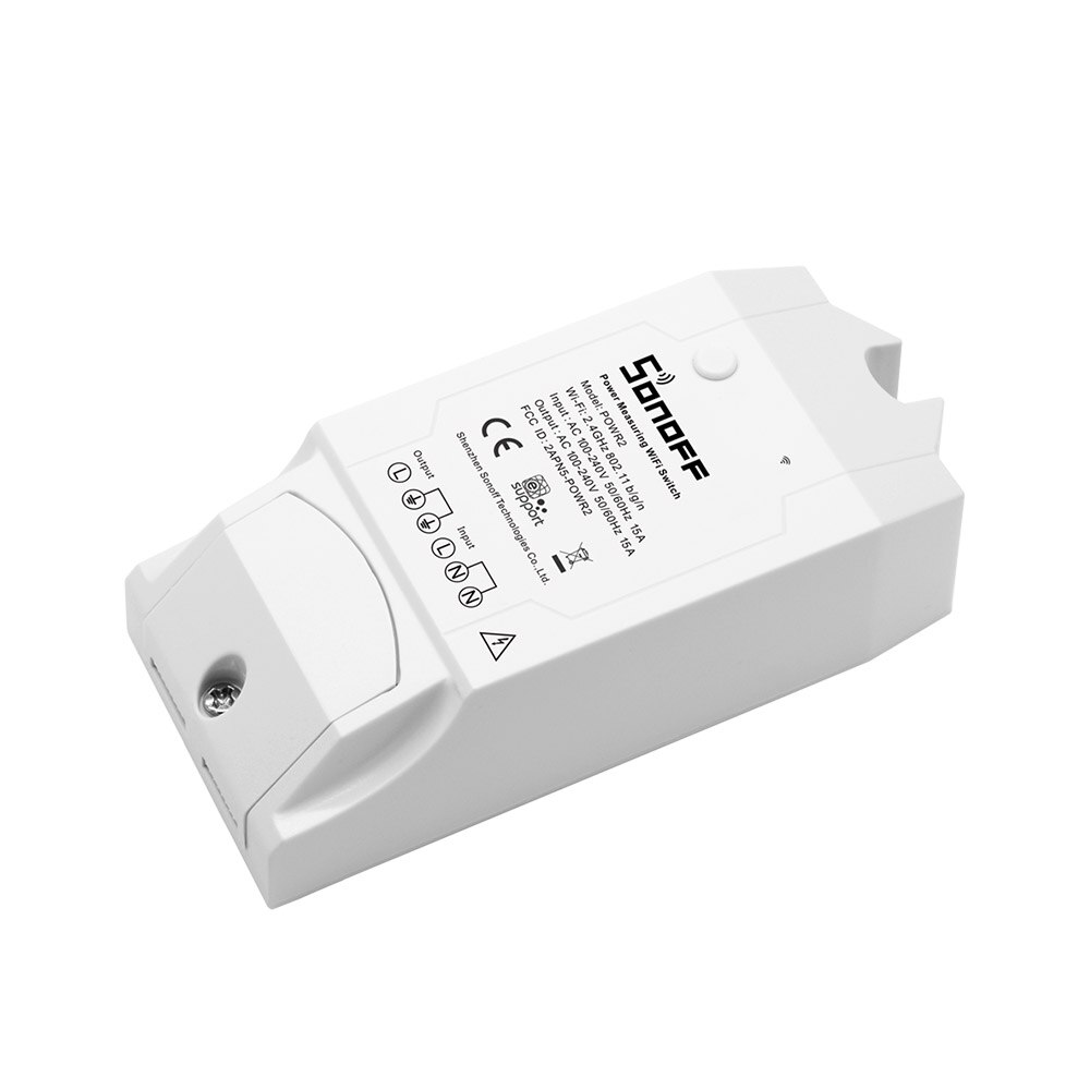 Itead sonoff pow  r2 15a 3500w wifi schalter controller echtzeit power verbrauch monitor messung e-welink für smart home: Default Title