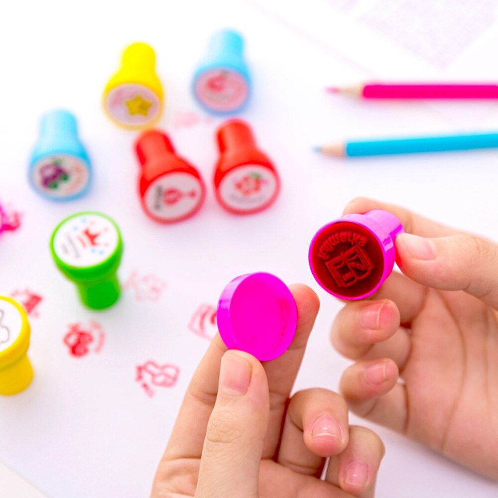 10pcs teacher seal self-improvement education DIY children student fun