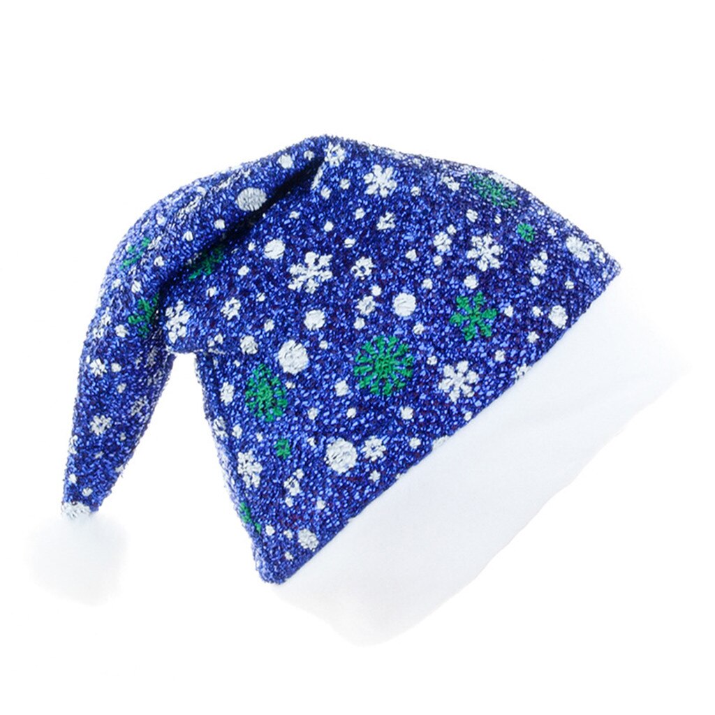 Plush Christmas hats Christmas Xmas Cap for Santa Claus Christmas Hat beanie шапка женская: A