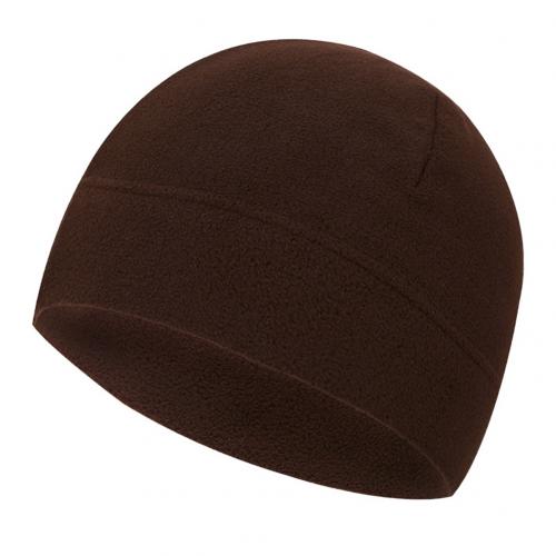 Gli uomini di Colore Solido di Inverno Berretto In Pile Arrampicata All'aperto in Bicicletta Antivento Beanie Cappello Caldo Molle Outdoor Antivento Cappello Streetwear: Coffee