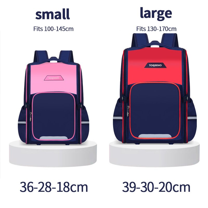 OYIXINGER Fashion Student Bag 2 Size zaino per ragazzo e ragazza adolescenti zaino leggero per bambini di grande capacità resistente all&#39;usura