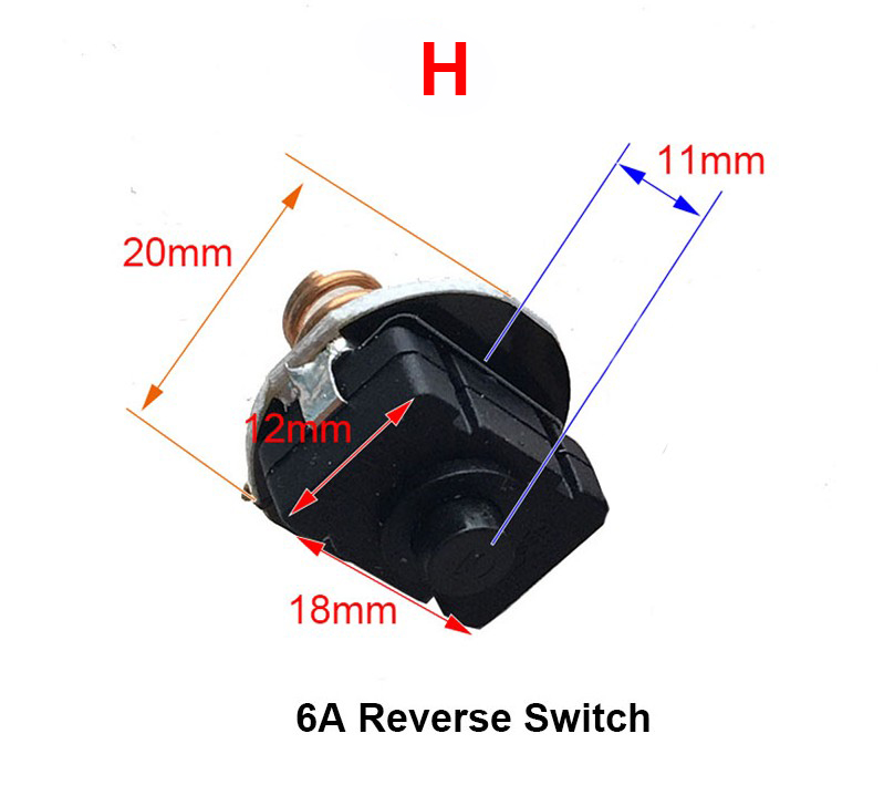 Various LED Flashlight Torch Switch 501B 502B C8 Push Button Click Clicky Switch Module Lantern Light DIY Parts Side Tail Switch: Dark Grey