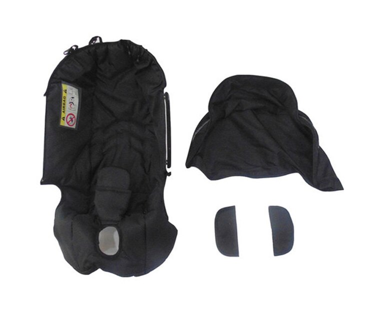 4 in1 Car Seat Stroller Accessories Changing Washing Kit Waterproof Rain Cover Sunshade Cover Mosquito for Doona/FooFoo Stroller: Black