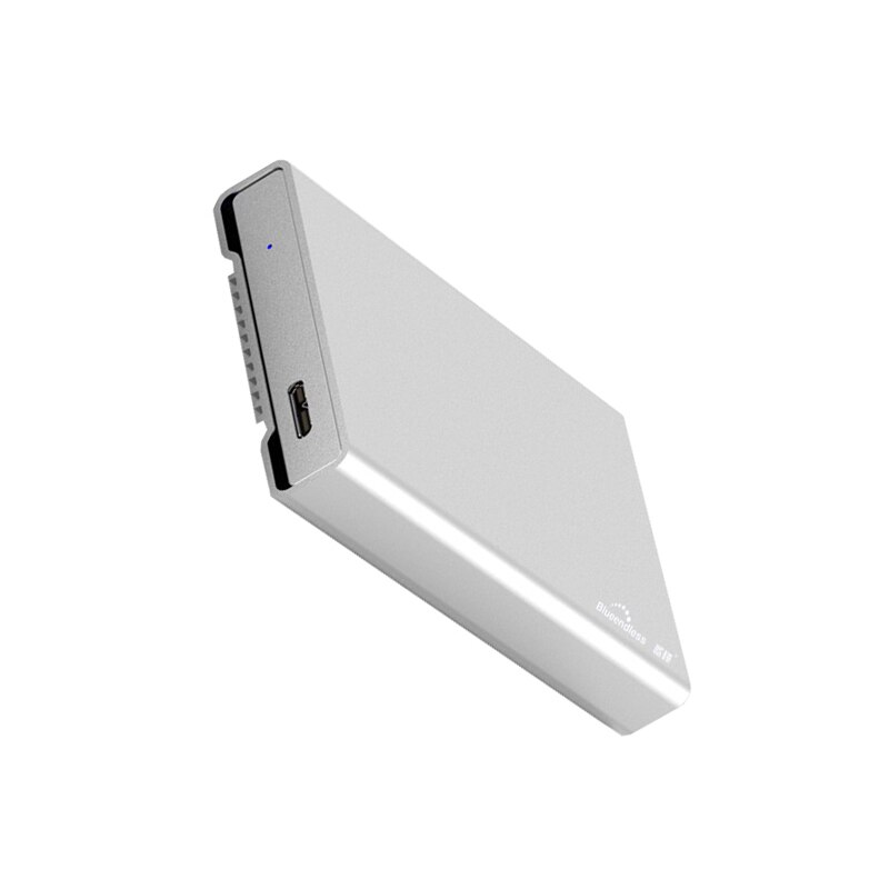 Blueendless Silver HDD Sata to USB 3.0 Hard Disk Enclosure Aluminum 2.5' Caddy Case for Desktop External Hard Drive&30