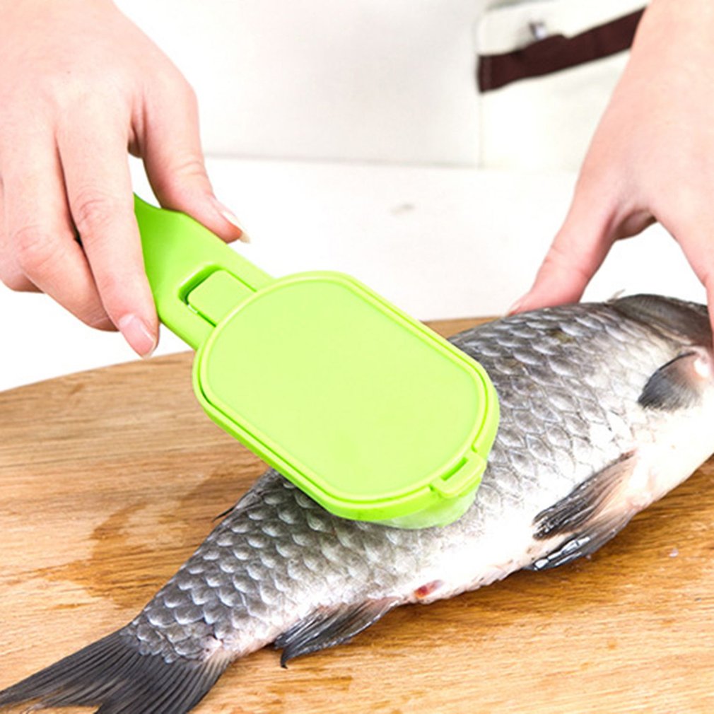 1 Pcs Cleaning Schubben Tool Met Mes Schrapen Schubben Multifunctionele Vis Doden Gadget Keuken Koken Accessoires