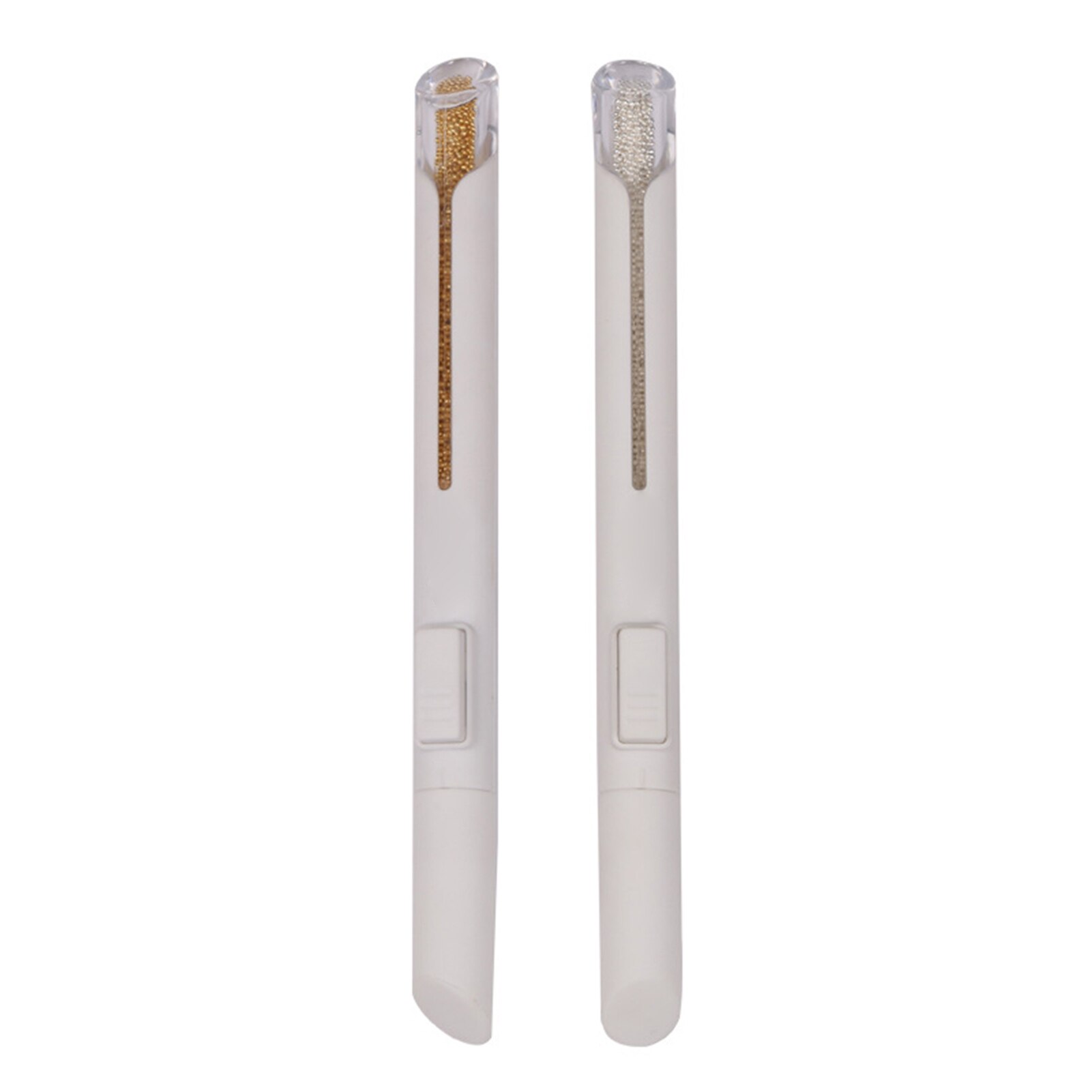Bolígrafo pequeño de Caviar para decoración de uñas, herramienta de manicura de 0,8/1/1, 2mm, bola de acero, para Decoración