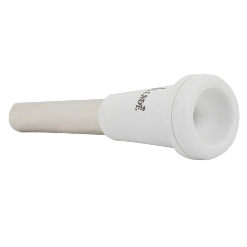 Boquilla de trompeta, accesorio ideal para instrumentos musicales, lade8.78 x 2,62 cm, 1 ud.: White