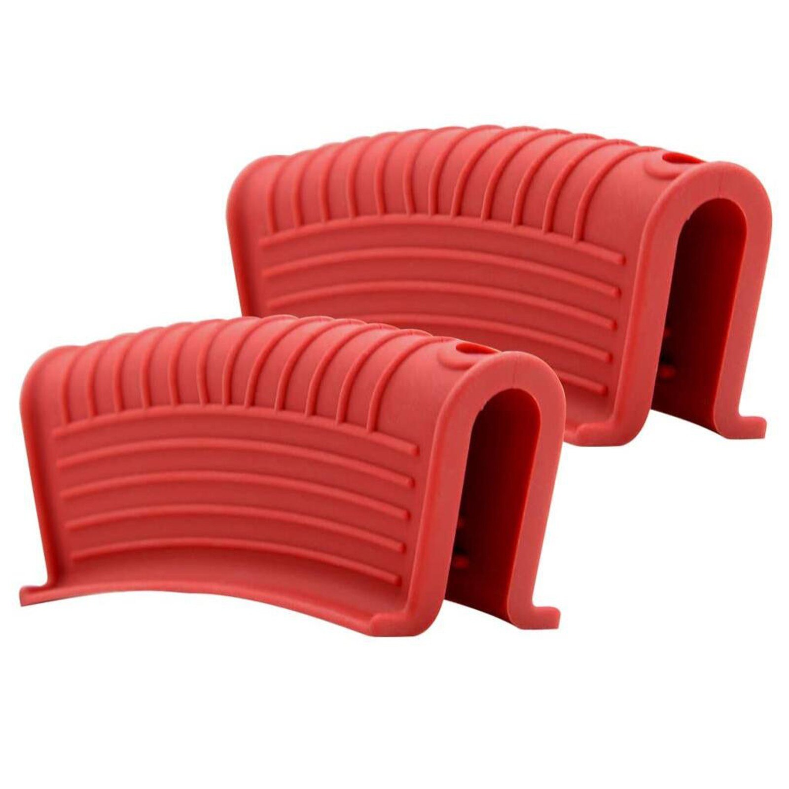 25 # Silicone Anti-échaudage Pan oreille pince haute température résistant antidérapant main Cli cuisine Anti-échaudage outil Pot oreille pince: Default Title