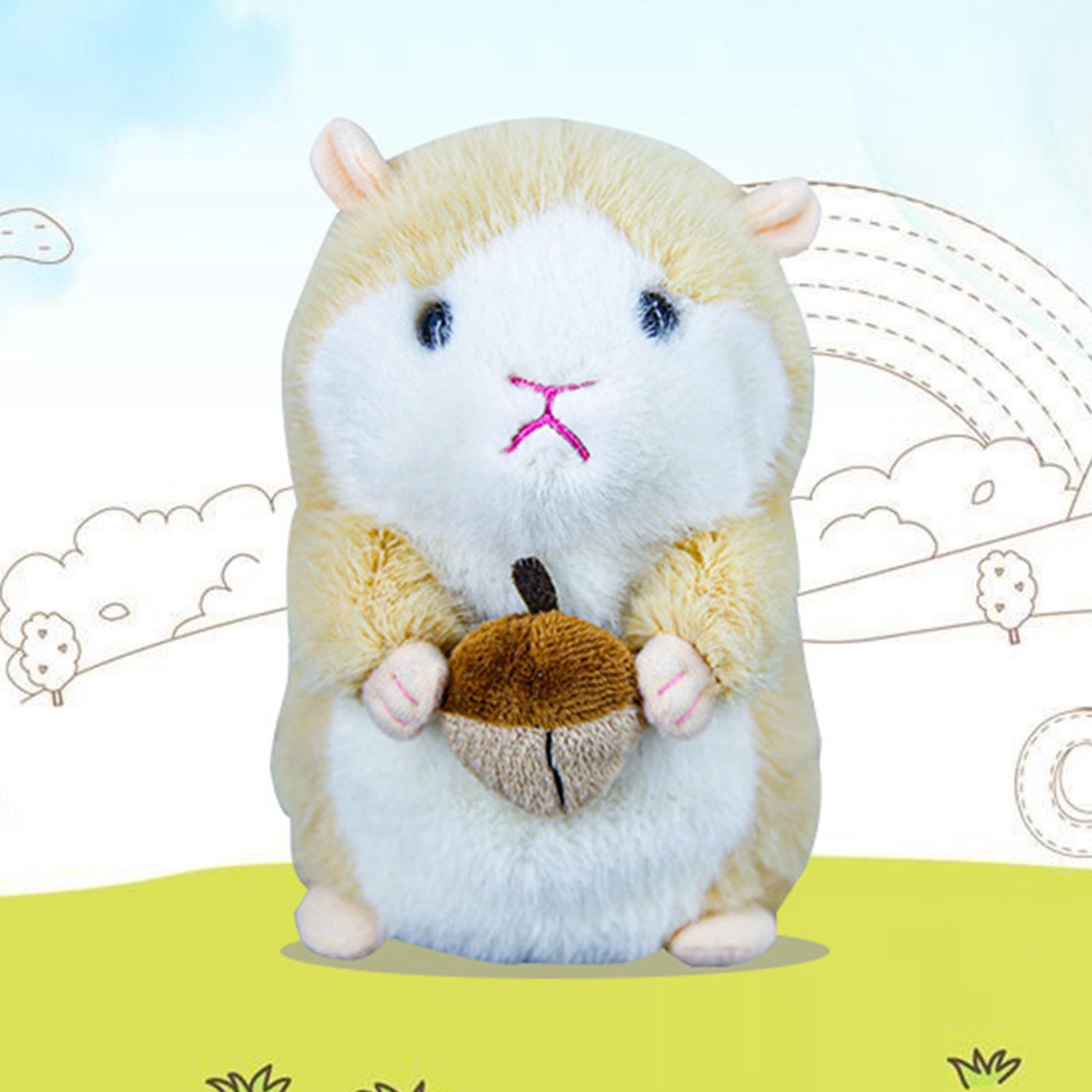 Electronic Pet Talking Plush Toy Repeat What YOU Say ,Have A Great Fun Christmas Thanksgiving Portable Soft Stuffed Toys