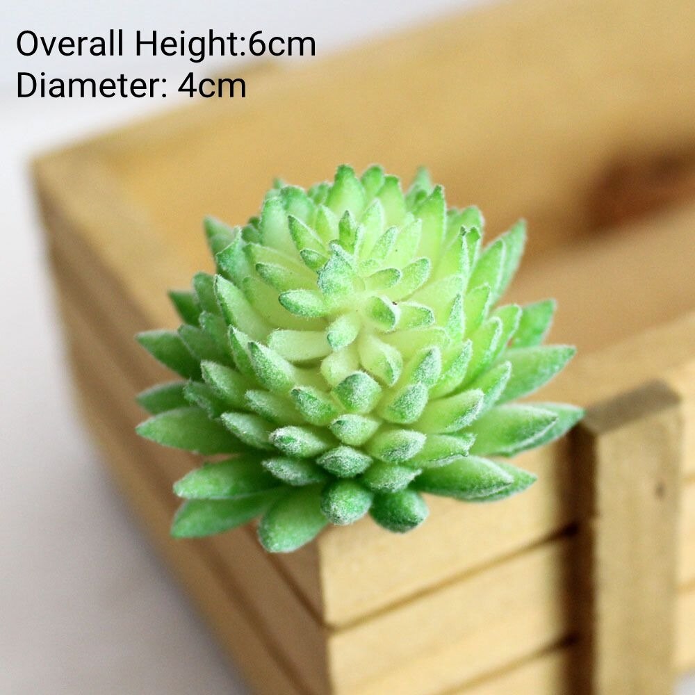 Kunstmatige Vetplanten | Mini Desktop Bonsai, Groen Paars Rood Wit Blauw, Plastic Huis Tuin Decoratie