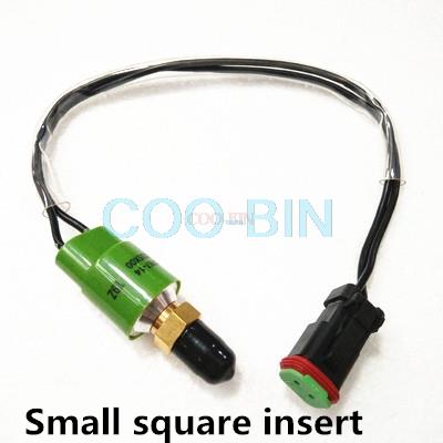 For CATERPILLAR CAT 320C/B/D distribution valve pressure switch pressure sensor hydraulic sensor excavator parts: Small square insert