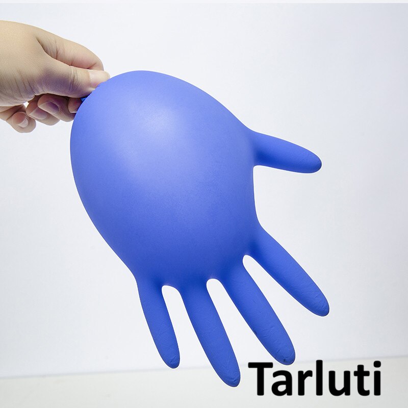 100 pcs/lot Disposable Nitrile Gloves Work Food Prep Cooking Gloves / Kitchen Food Waterproof Service Cleaning Gloves Safety