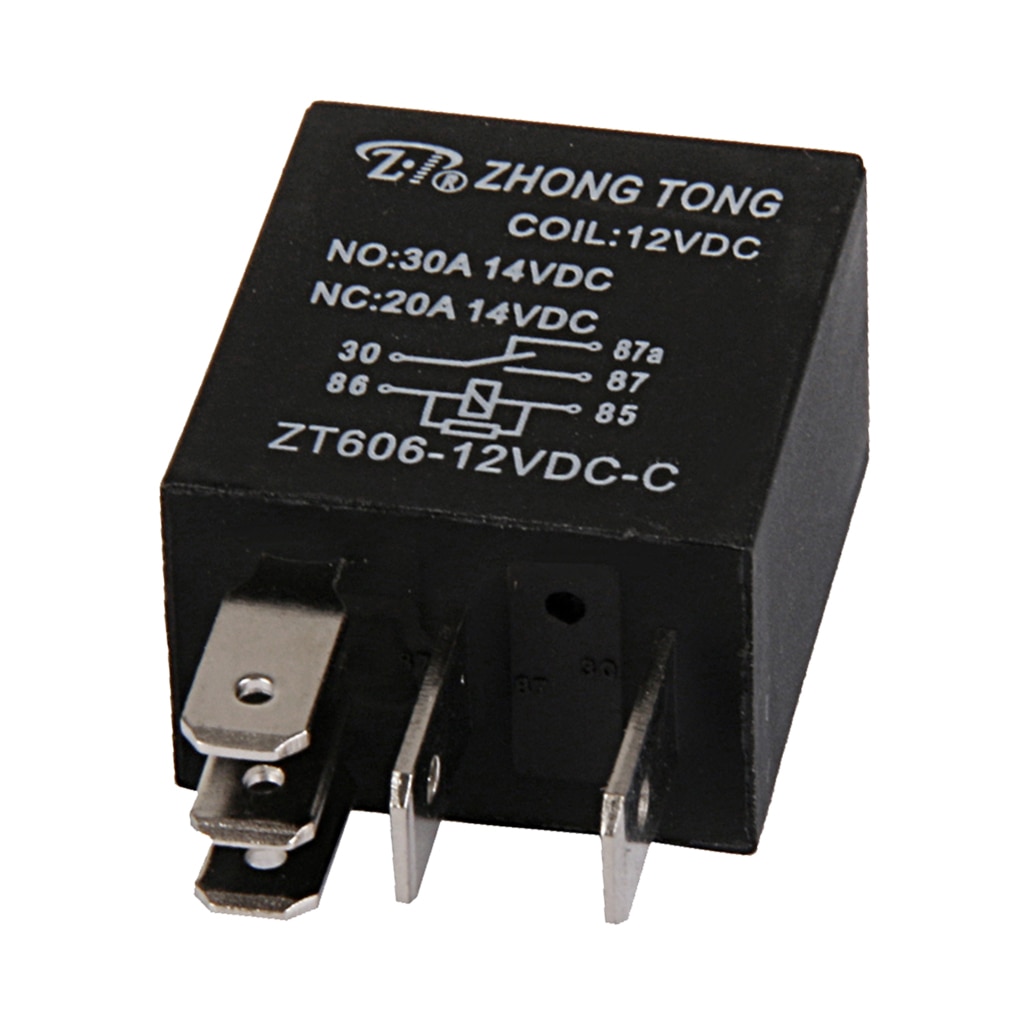 12V CD Automotive Relay SPDT 30/40A 5 Pin Electromagnetic Power Relay Switches For Truck Boat Marine