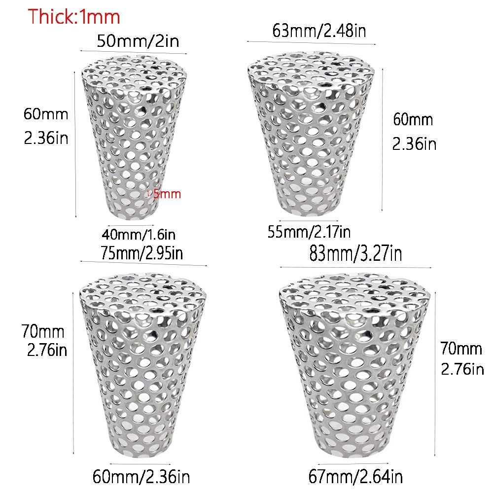 Dakgootbeschermers tegen verstopping, insecten- en vogelwerend, ronde dakgootafdekking, roestvrijstalen beschermers.