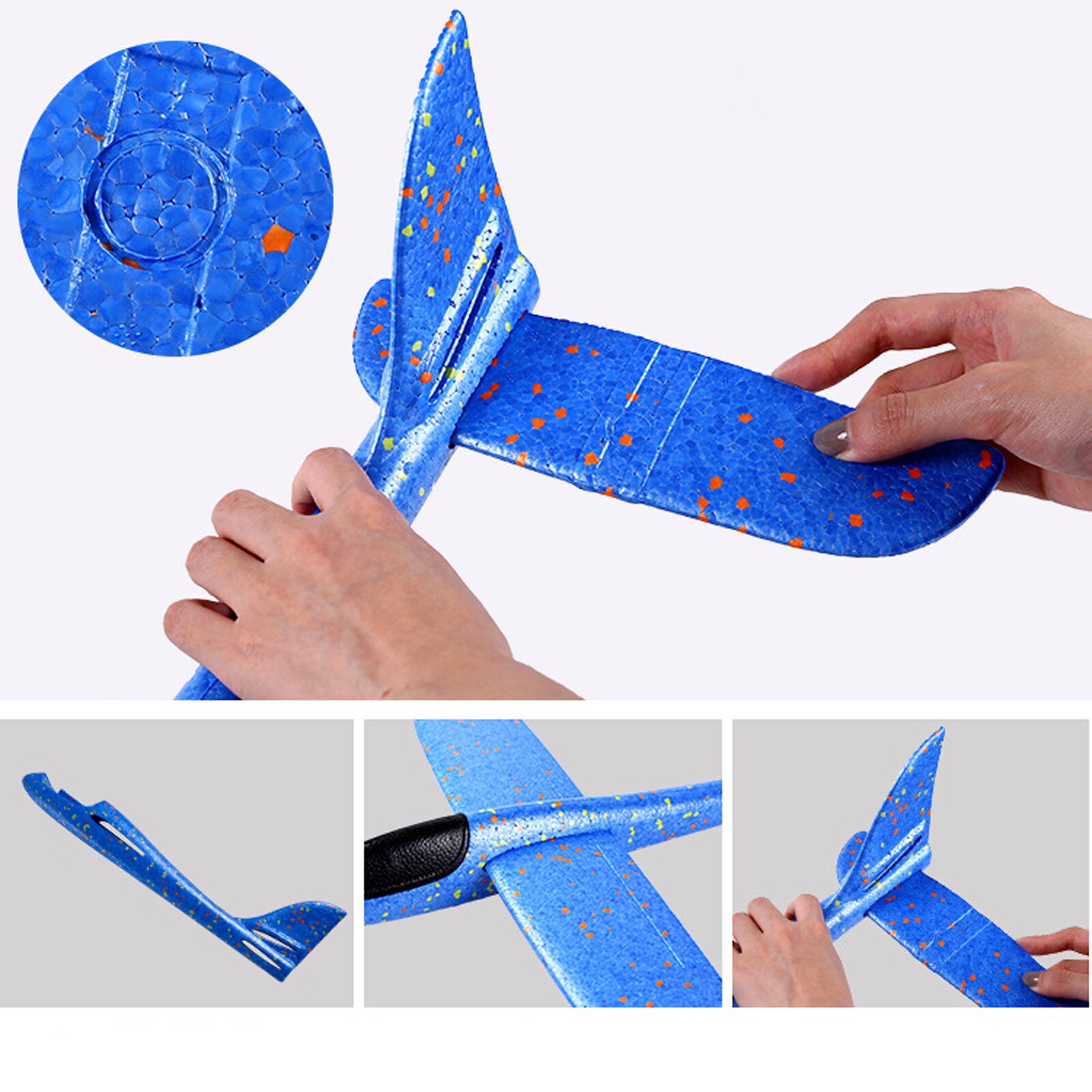48Cm Grote Hand Launch Gooien Foam Palne Epp Vliegtuig Model Glider Vliegtuig Vliegtuigen Model Outdoor Diy Educatief Speelgoed Voor kinderen