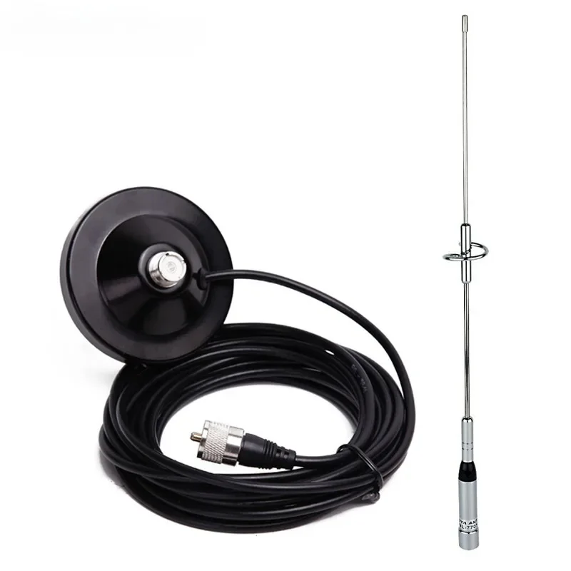 Baofeng nagoya NL-770S banda dupla uhf/vhf 144/430mhz 150w 2.15/3.0dbi antena sl16/UHF-J/m tipo rádio do carro antena de rádio móvel