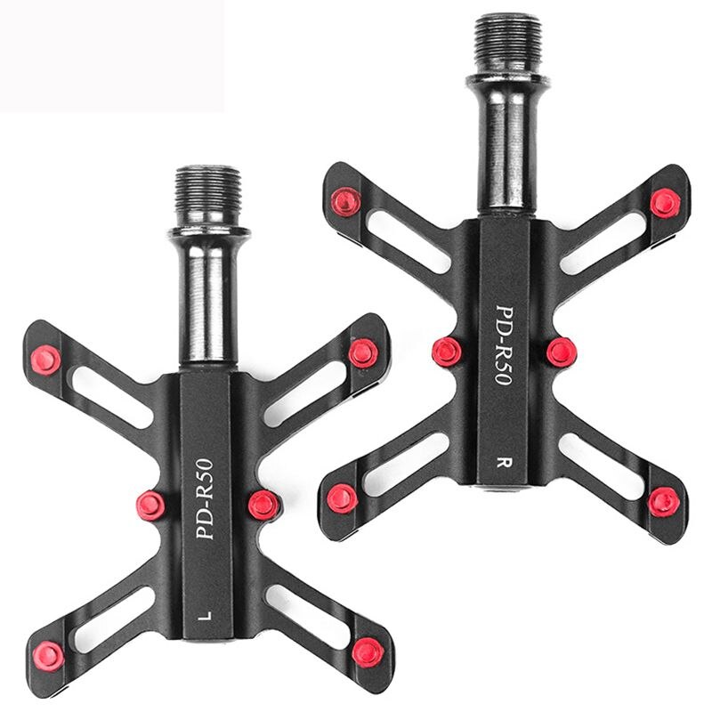 PROMEND PD-F57 bicycle pedal Quick Release Bicycle Pedals Ultra-light Aluminum Alloy Mountain Bike Pedal Mtb 3 Bearings Flat Ped