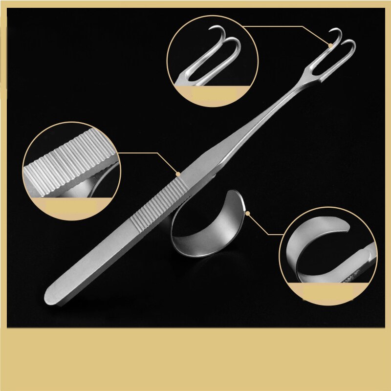 Piękno ze stali nierdzewnej podwójna powieka narysować hakiem z oczkiem torba hak cięgłowy pierścień prowizji podwójne pojedyncze pazur