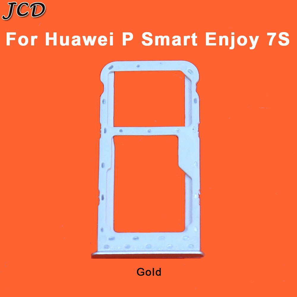 JCD Sim Card Tray for Huawei P Smart Enjoy 7S Micro SD Card Sim Holder Card Slot