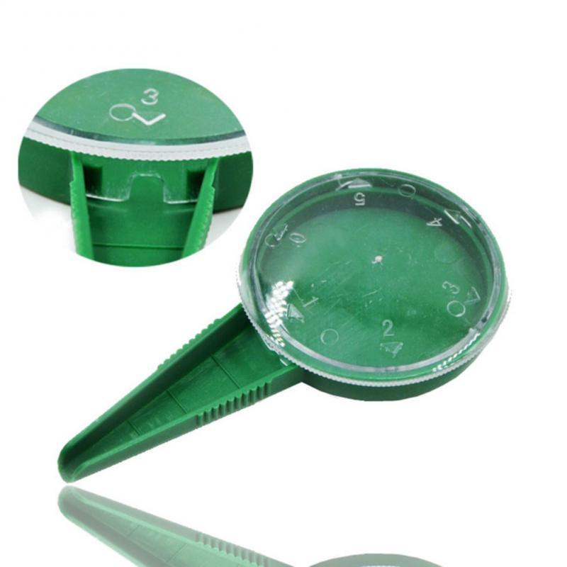 Herramienta dispensadora de semillas para jardinería, herramienta de mano ajustable de 5 engranajes, para jardín, flores y plantas
