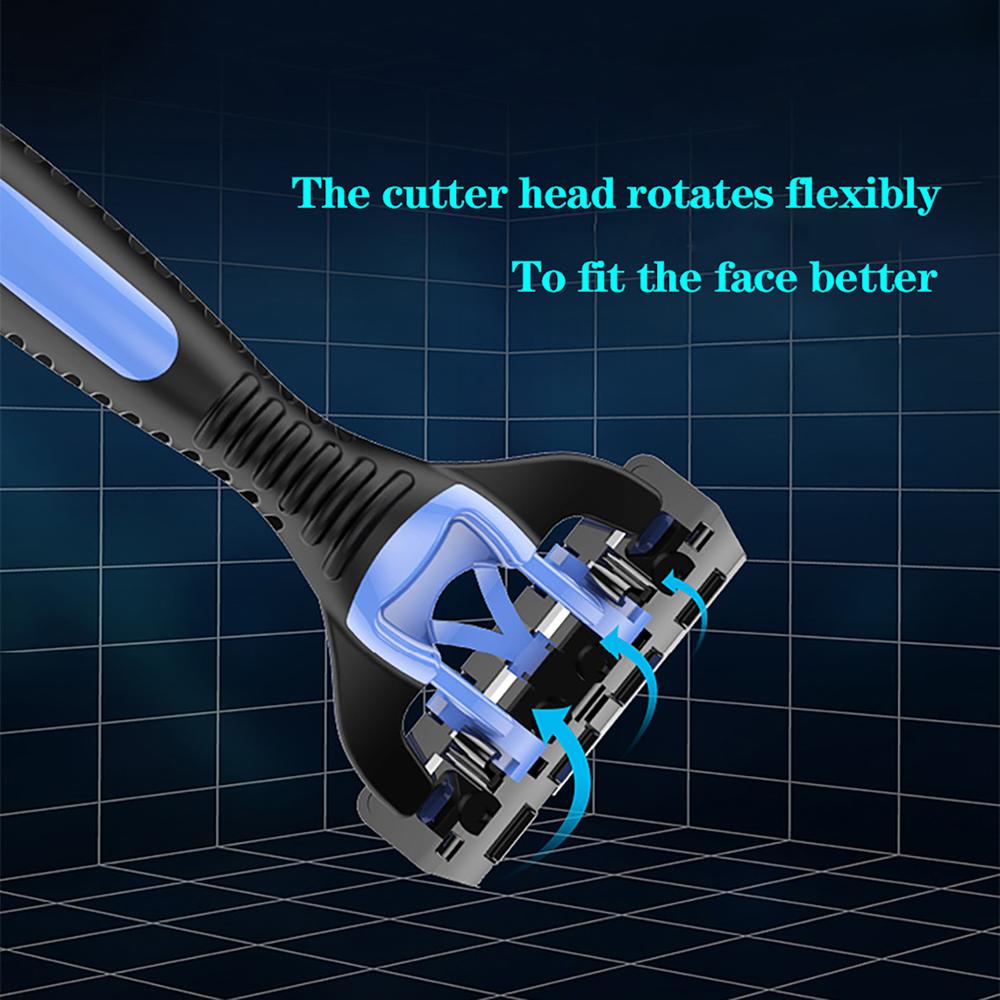 Men's disposable manual razor three-layer stainless steel blade razor men's razor Portable men's razor