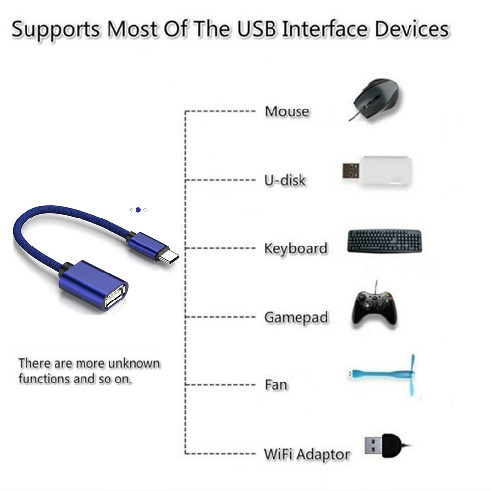 OTG Adapter Micro USB Cables OTG USB Cable Micro USB To USB for Samsung LG Sony Xiaomi Android Phone for Flash Drive